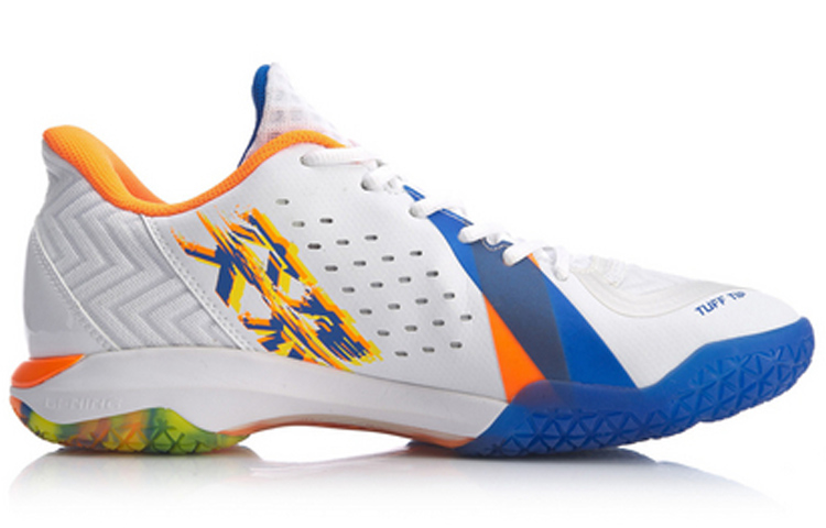 Order Li-Ning Dagger 3 ''Weiß Blau Orange'' AYAQ007-1