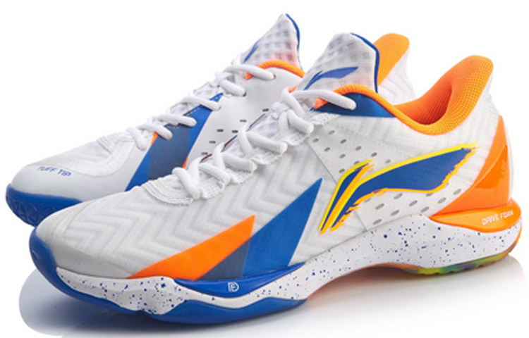 Lookbook Li-Ning Dagger 3 ''Weiß Blau Orange'' AYAQ007-1