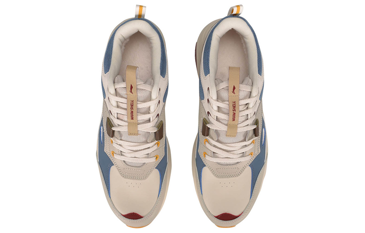 Lookbook 李寧 ディフェンダー Low グレー/白/青 AGCP157-3