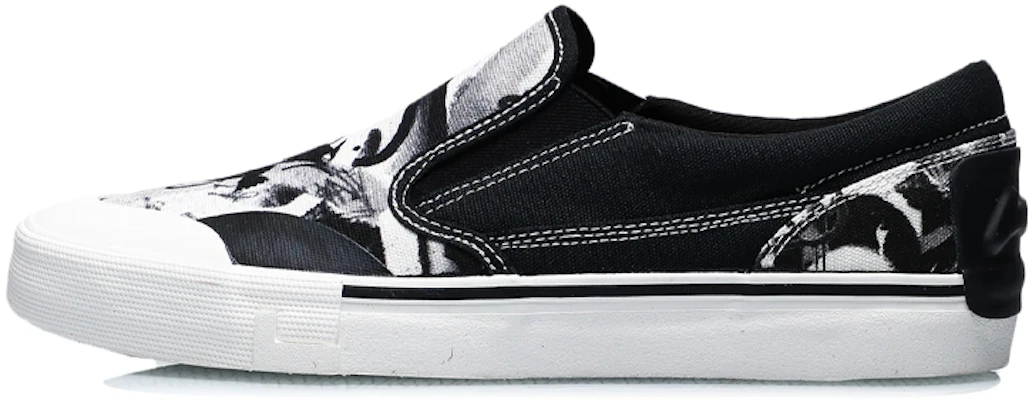 LiNing李寧 迪士尼聯名 SLIP-ON 防滑耐磨休閒板鞋 白黑 Buy LiNing李寧 迪士尼聯名 SLIP-ON 防滑耐磨休閒板鞋 白黑