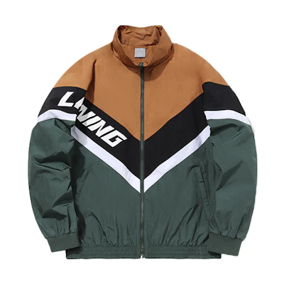 Li-Ning Dynamic Green Loose-Fit Sports Fashion Jacket AFDQ833-2
