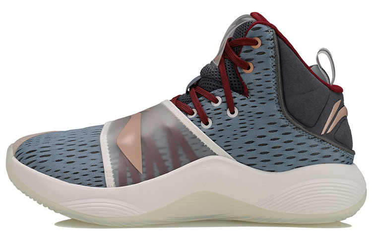 Li-Ning Dynamic Shell Basketball Shoes 'Grey Blue' ABPP015-6