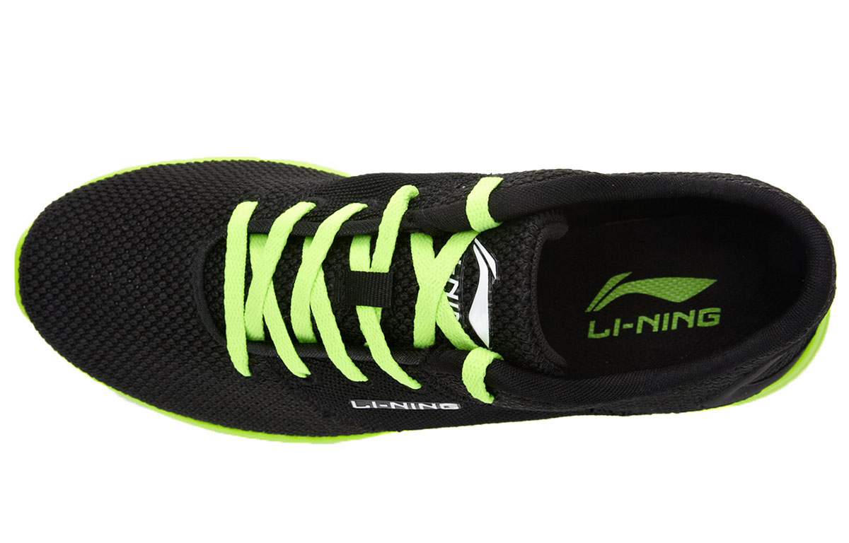Lookbook Li-Ning E-Run ''Nero Verde'' ARJK003-8