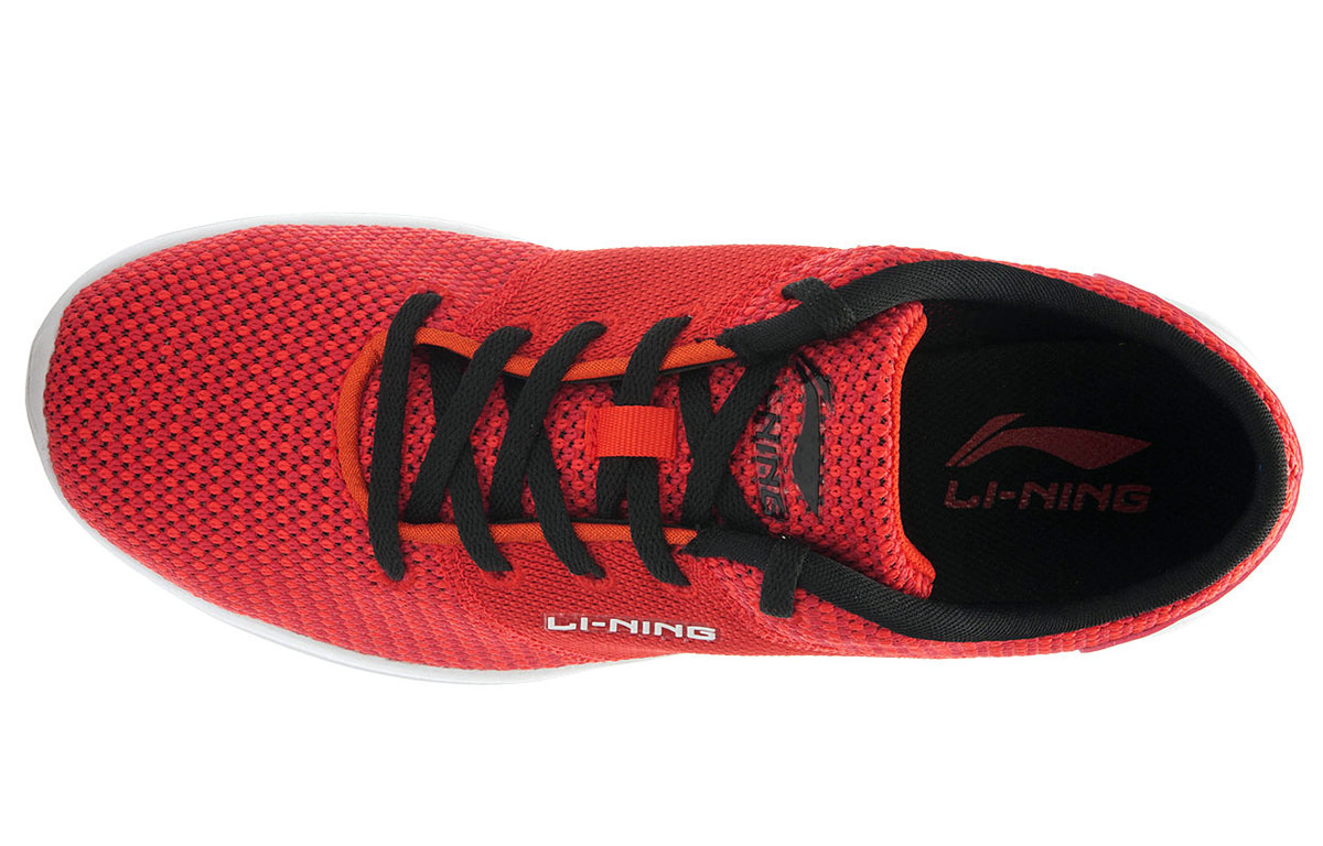 Lookbook Li-Ning E-Run ''Rosso Nero Bianco'' ARJK003-4