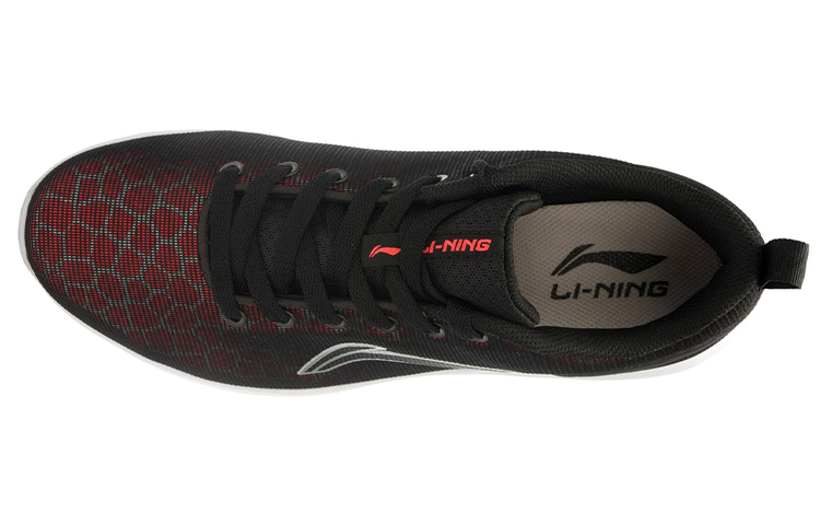 Lookbook Li-Ning E-Run Low ''Nero Rosso'' ARJK007-2