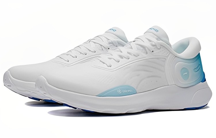 Lookbook Li-Ning Easy Rider LS 'Putih Biru Reflektif' AGLS087-3