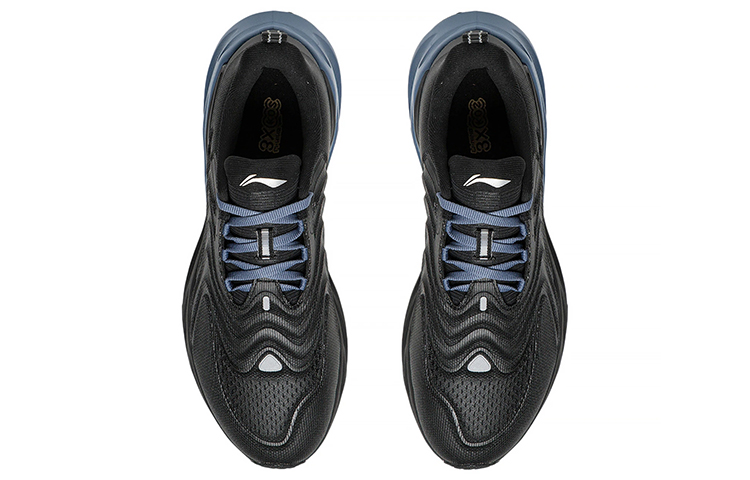 Lookbook 李宁 eazGo 舒適 回彈 低幫 跑步鞋 男款 黑色