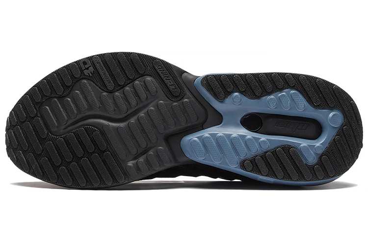 Shop 李宁 eazGo 舒適 回彈 低幫 跑步鞋 男款 黑色