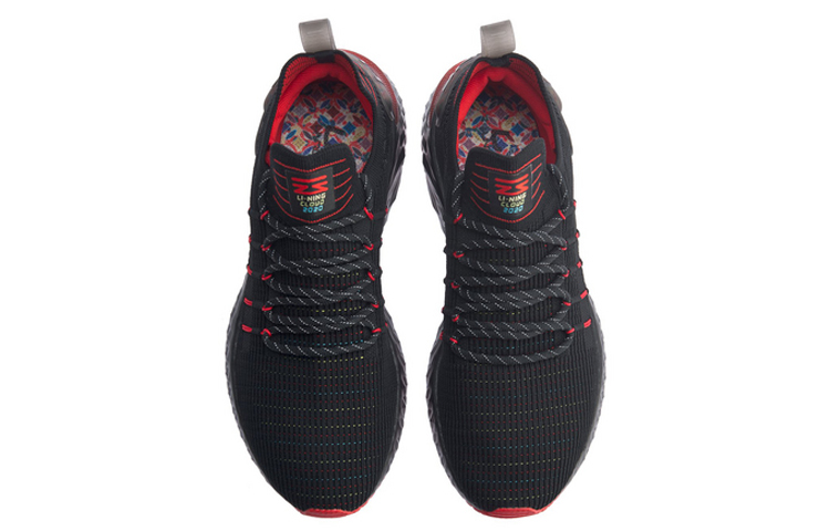 Shop Li-Ning Element ''Noir Rouge'' ARHQ001-2