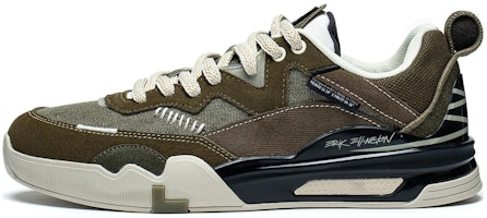Li-Ning Ellington Skateboarding Shoes 'Olive Green' AEPR009-29 Li-Ning Ellington Skateboarding Shoes 'Olive Green' AEPR009-29