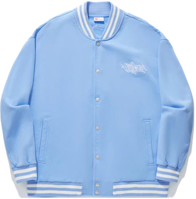 Li-Ning Embroidered Knit Bomber Jacket in Bright Blue AFDU247-3 Buy Li-Ning Embroidered Knit Bomber Jacket in Bright Blue AFDU247-3