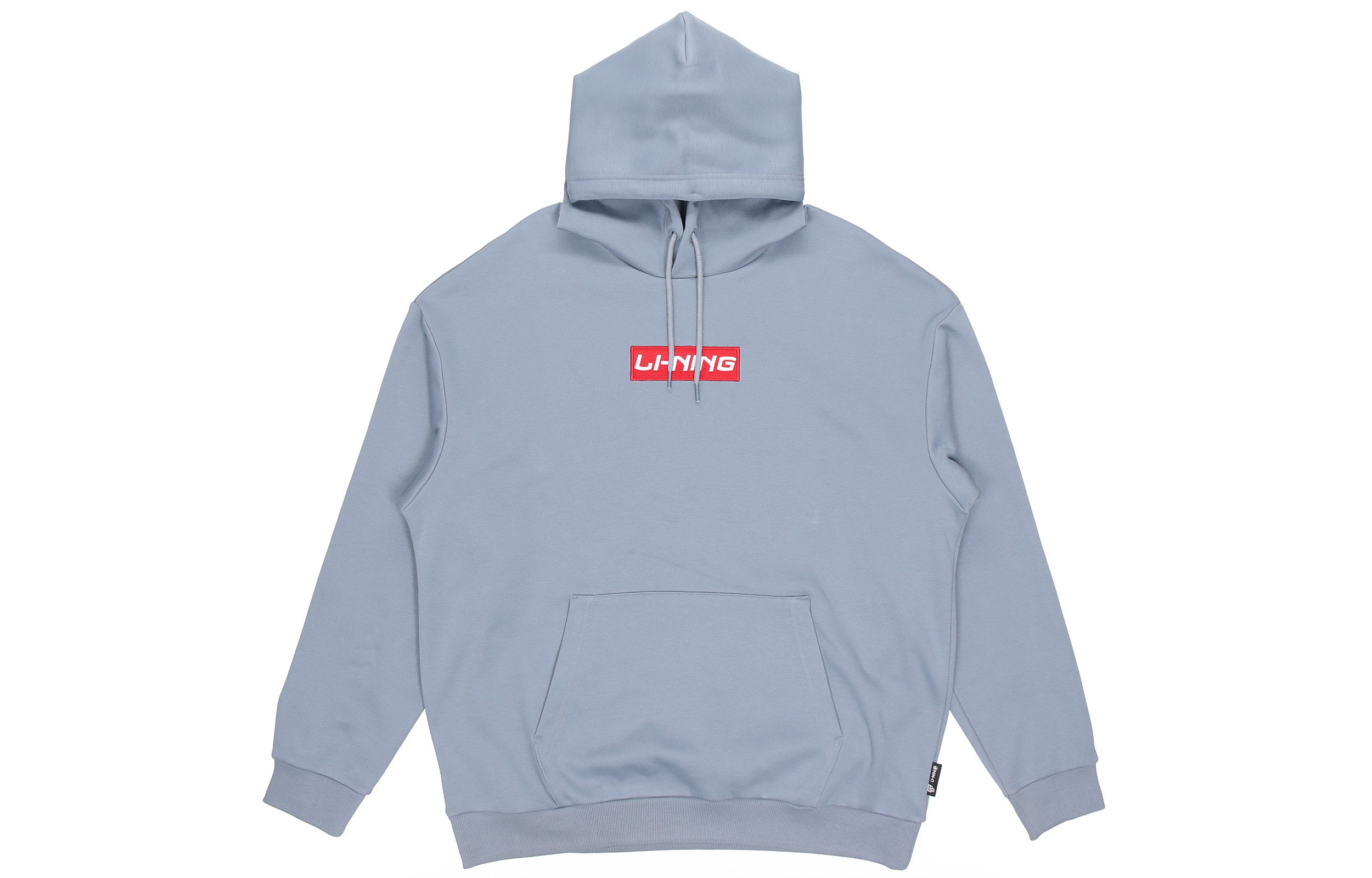 Li-Ning Embroidered Logo Fleece Hoodie Unisex - Firestone Blue AWDR569-3