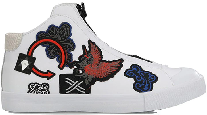 Li-Ning Bestickter Mid-Top Freizeit ''Weiß Rot'' LLAN047-1 Order Li-Ning Bestickter Mid-Top Freizeit ''Weiß Rot'' LLAN047-1