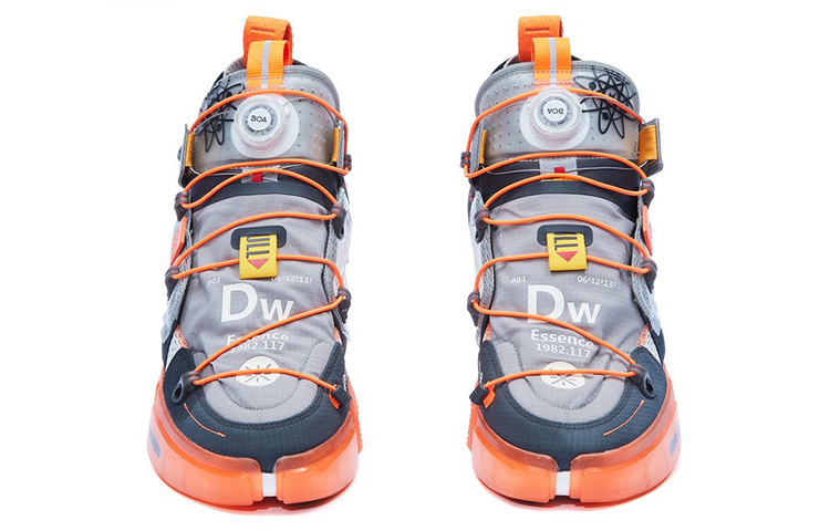 Lookbook Li-Ning Essence 2 Futuristik 'Kelabu Oren' AGWR021-3