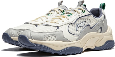 LiNing李寧 初芮 舒適百搭 防滑耐磨 低幫 生活休閒鞋 男款 白灰 Lookbook LiNing李寧 初芮 舒適百搭 防滑耐磨 低幫 生活休閒鞋 男款 白灰