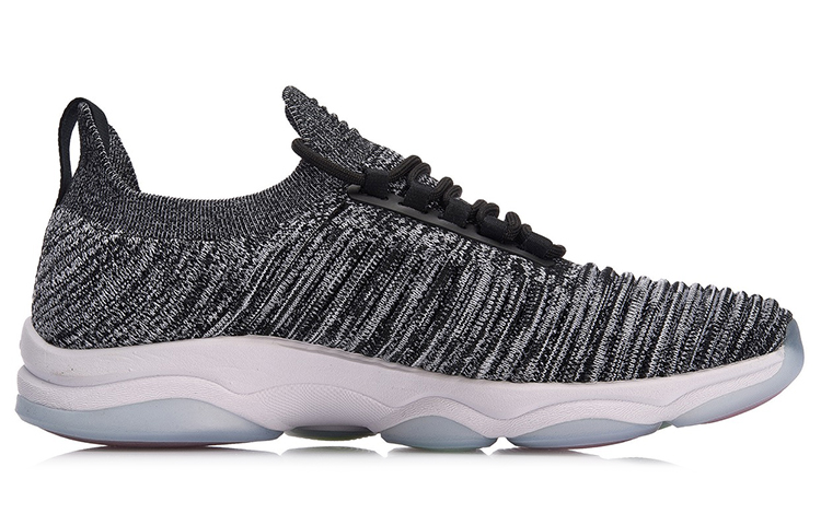 Order LiNing李寧 無界 一體織透氣低筒運動鞋 灰白