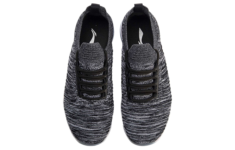 Shop LiNing李寧 無界 一體織透氣低筒運動鞋 灰白