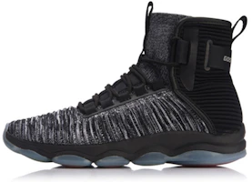 Li-Ning Essence High-Top Retro Basketball 'Black White' AFJN015-3 Li-Ning Essence High-Top Retro Basketball 'Black White' AFJN015-3