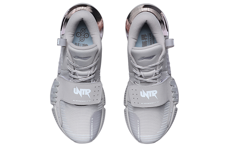 Shop Li-Ning Essence Kasut Latihan Pelbagai Fungsi 'Silver Fish Grey' AFPR001-2