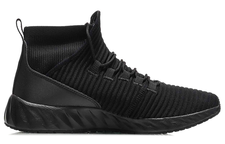 Order Li-Ning Evolution ''Schwarz High-Top Laufschuhe'' AGLN199-4