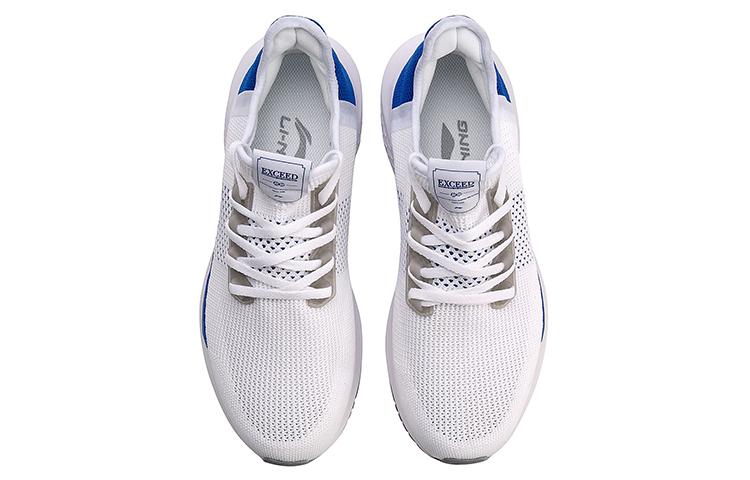 Shop Li-Ning Exceed Laser 'White Blue' AGLN065-1