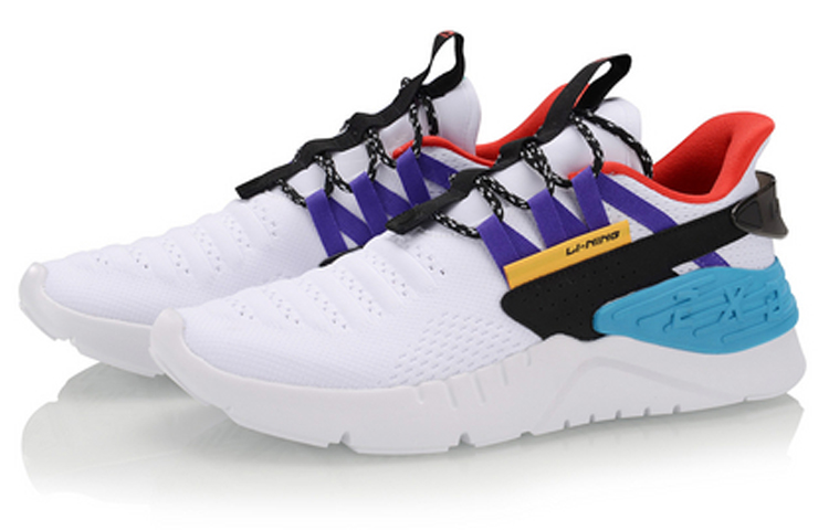 Lookbook Kasut/Sneakers Klasik Li-Ning EXD IV Bernafas Putih AGCP063-6