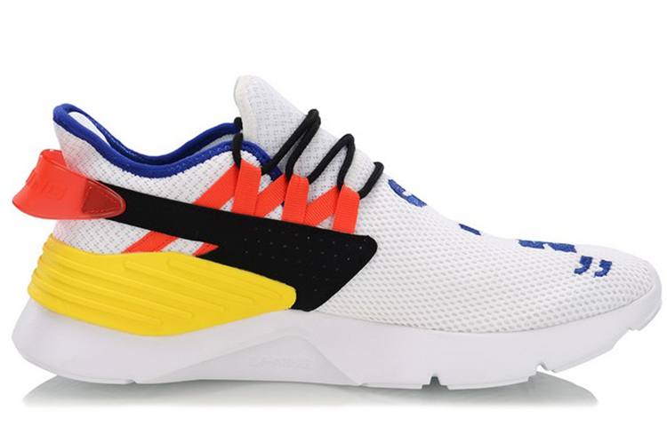 Order LiNing李寧 迪士尼聯名EXD 時尚網布透氣運動鞋 白藍