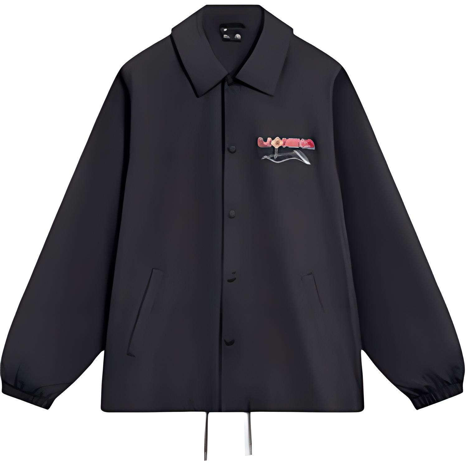 Li-Ning Extreme Sports Series Black Casual Loose Turn-down Collar Jacket AFDU091-4