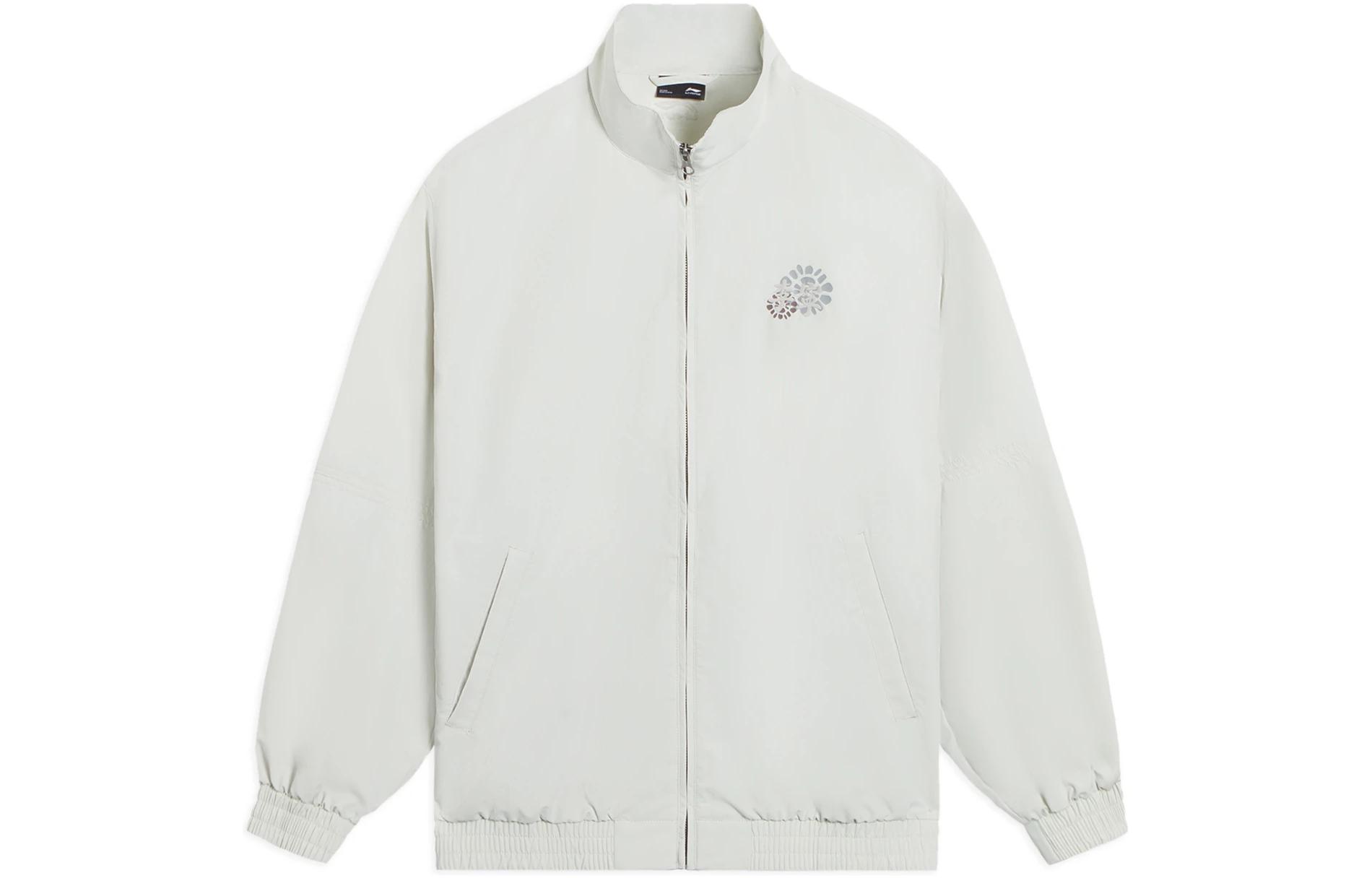 Li-Ning Fall Loose Waterproof Sports Jacket - Ink Gray AJDS339-1