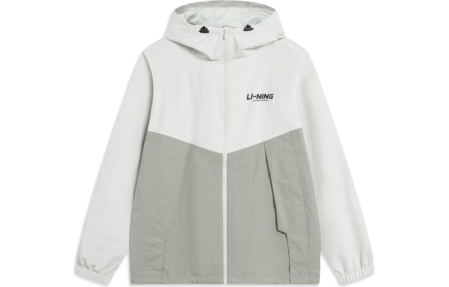 Li-Ning Fashion Hoodie Jacket Light Ash Gray/Stone Ridge Gray AFDU837-3