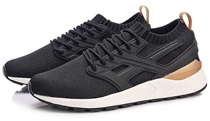Li-Ning Fashion Low-Top Laufschuh ''Schwarz Gold'' AGLN015-2 Lookbook Li-Ning Fashion Low-Top Laufschuh ''Schwarz Gold'' AGLN015-2