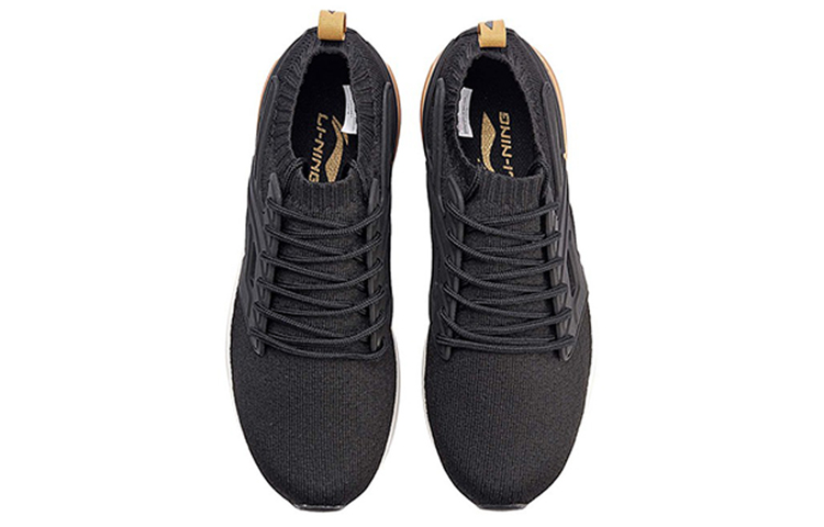 Shop Li-Ning Fashion Low-Top Laufschuh ''Schwarz Gold'' AGLN015-2