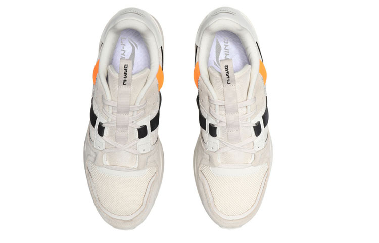 Shop Li-Ning Baskets Basses Mode Blanc Perle AGCP221-3