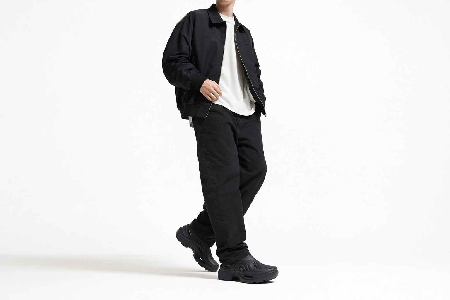 Order 李寧時尚涼鞋『黑色』 AGUU009-1