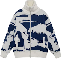 Li-Ning Fashion Show Fleece-Lined Knit Jacket Unisex Off-White AFDS225-1 Li-Ning Fashion Show Fleece-Lined Knit Jacket Unisex Off-White AFDS225-1
