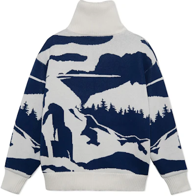 李寧時裝秀加絨針織外套 男女同款 奶白色 AFDS225-1 Lookbook 李寧時裝秀加絨針織外套 男女同款 奶白色 AFDS225-1