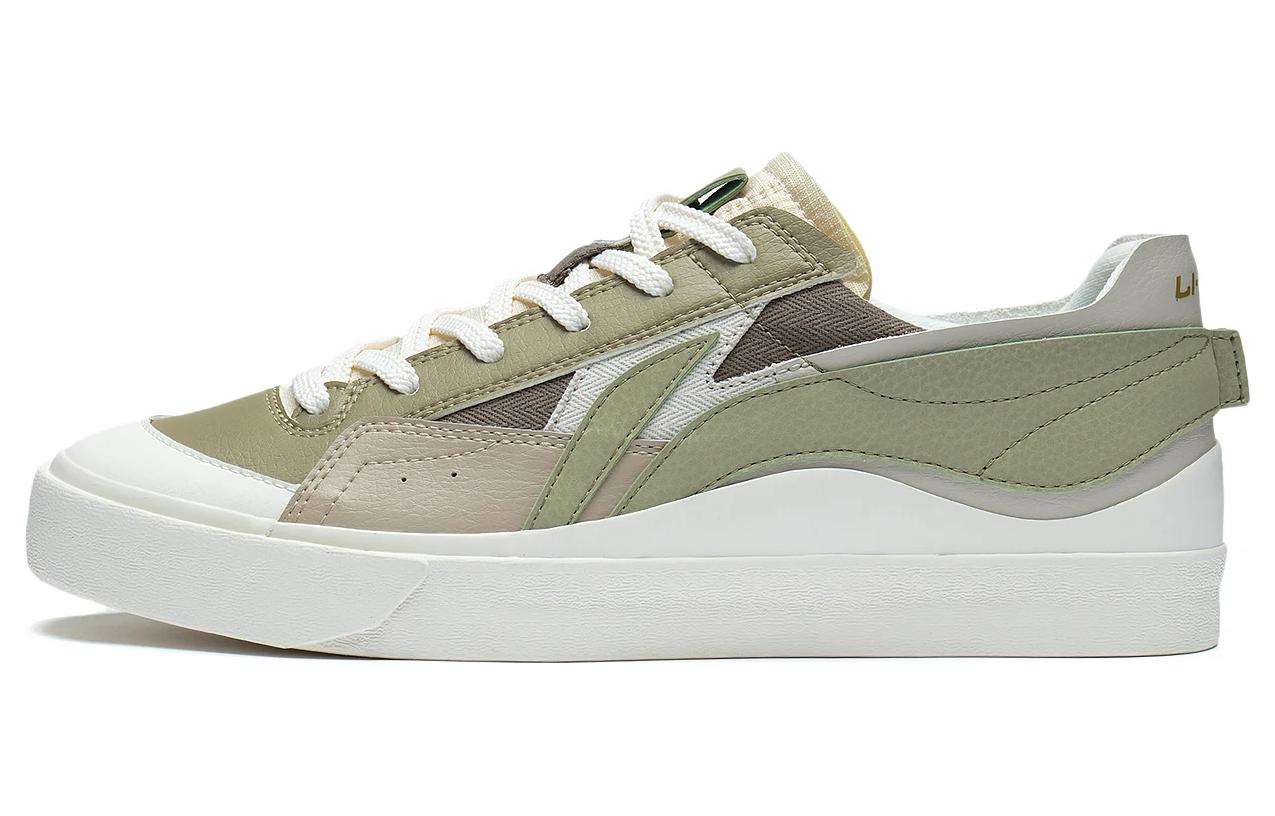 Li-Ning Fashion Skate Shoes 'Olive Green White' AGCT161-3