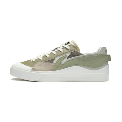 Li-Ning Fashion Skate Shoes 'Olive Green White'