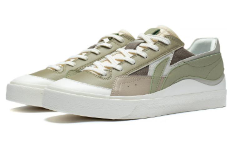 Lookbook Sepatu Skate Fashion Li-Ning 'Hijau Zaitun Putih' AGCT161-3