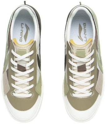 Li-Ning Fashion Skate Shoes 'Olive Green White' AGCT161-3 Shop Li-Ning Fashion Skate Shoes 'Olive Green White' AGCT161-3