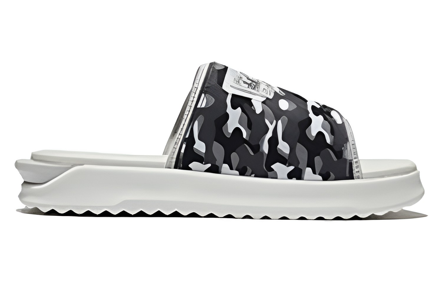 Order Li-Ning Selipar Fesyen 'Putih Hitam Camo' AGAS011-3