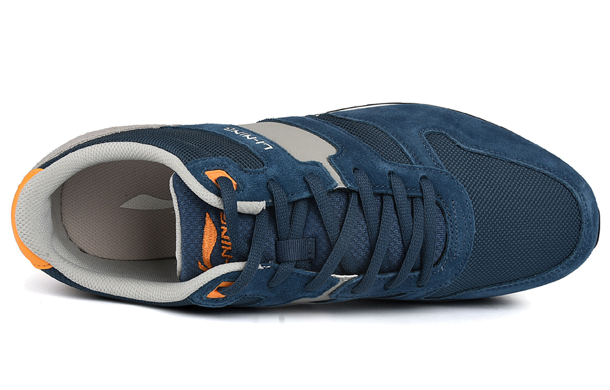 Lookbook Li-Ning Fashion Vielseitige Laufschuhe ''Blau Grau Orange'' ARCG029-6