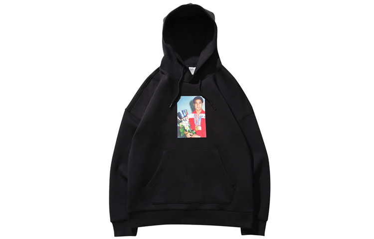 Li-Ning Fashion Week Champion Trophy Black Casual Sweatshirt - Unisex AWDNB65-1