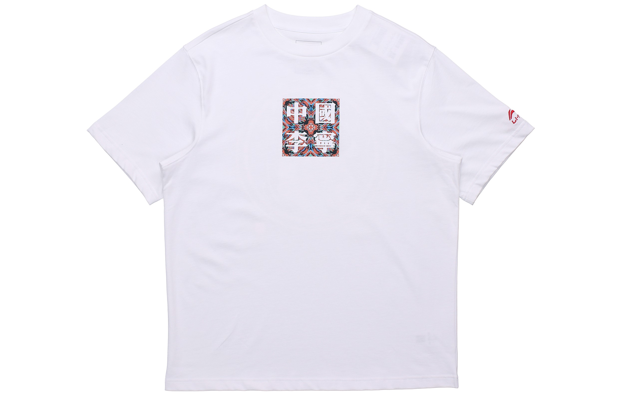 Li-Ning Fashion Week Dunhuang Short Sleeve Tee White Unisex AHSQ069-1
