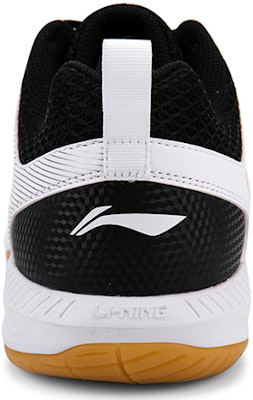 LiNing李寧 輕羽系列 織物 拼接 減震透氣防滑耐磨 低幫 羽毛球鞋 男女同款 白黑色 Shop LiNing李寧 輕羽系列 織物 拼接 減震透氣防滑耐磨 低幫 羽毛球鞋 男女同款 白黑色