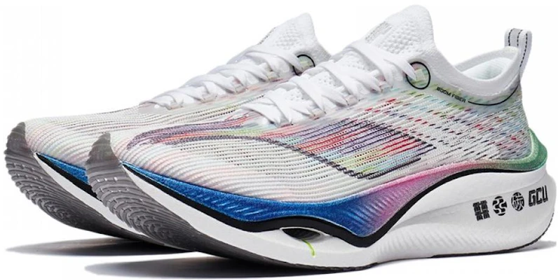 Li-Ning Feidian 3 Ultra ''Wit Blauw Paars'' ARMT033-2 Shop Li-Ning Feidian 3 Ultra ''Wit Blauw Paars'' ARMT033-2