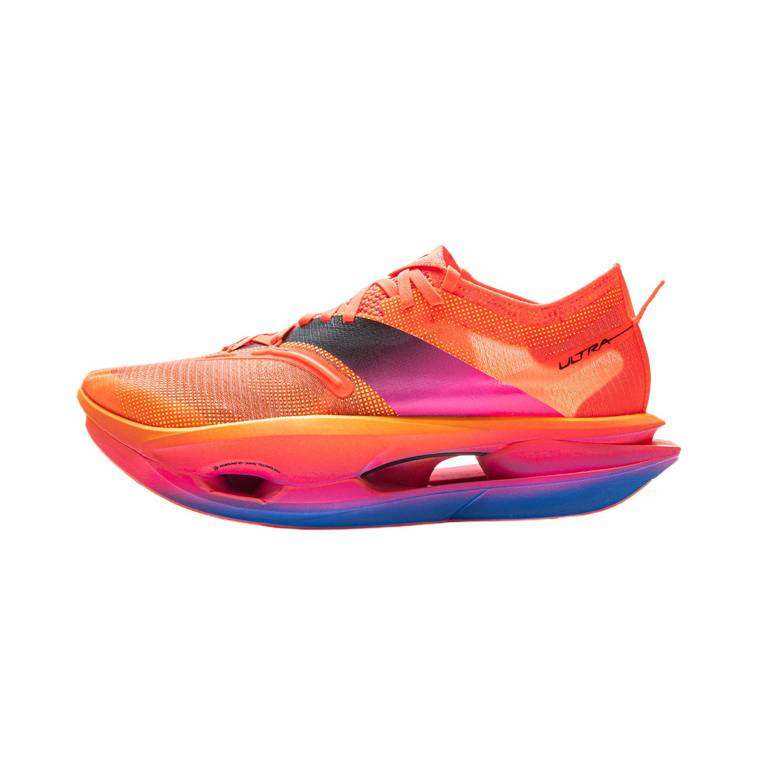 Li-Ning Feidian 5 Ultra Carbon Marathon Running Shoes Neon Flame Orange ARMV005-21