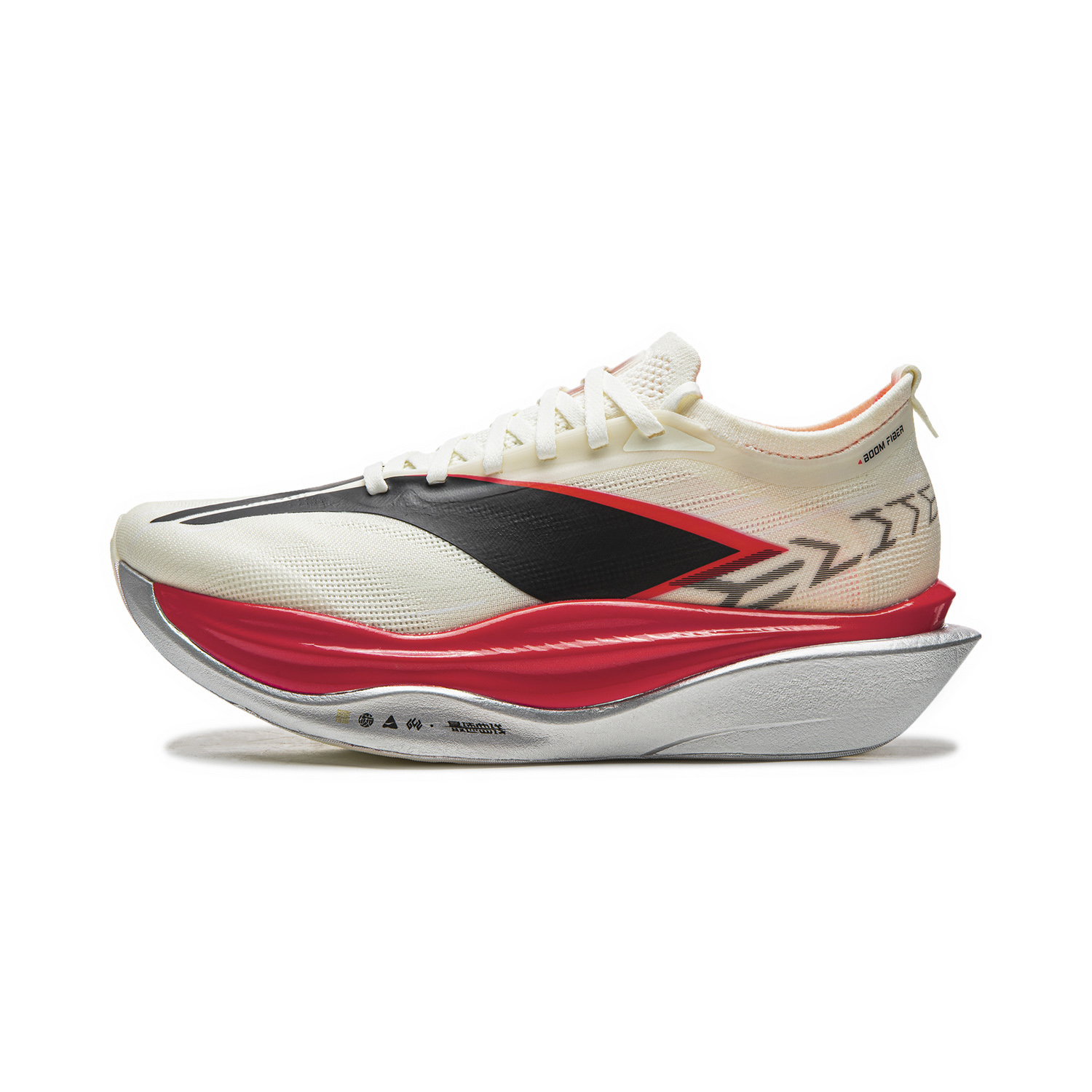 Li-Ning Feidian 6 Elite Marathon Running Shoes Carbon Plate Champagne White ARMW001-5