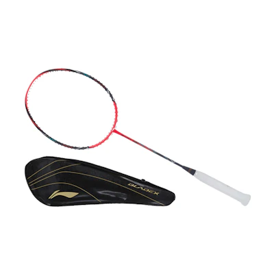 Li-Ning Fengying 800 Carbon Fiber Badminton Racket Black/Red - Pro Speed Type 675mm AYPR266-1