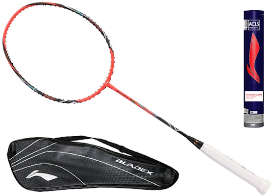 Li-Ning Fengying 800 Carbon Fiber Badminton Racket Black/Red - Pro Speed Type 675mm AYPR266-1 Cheap Li-Ning Fengying 800 Carbon Fiber Badminton Racket Black/Red - Pro Speed Type 675mm AYPR266-1